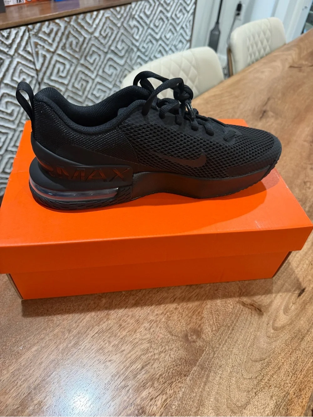 Nike Men’s Black Mesh Athletic Sneakers